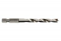Metabo Wood Twist Drill Bit Hex Shank with Centring Point 10mm x 100mm