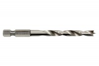 Metabo Wood Twist Drill Bit Hex Shank with Centring Point 10mm x 100mm