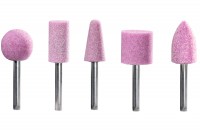 Metabo 5 Piece Set Pink Aluminium Mounted Point, 6mm Shank - 628335000