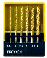PROXXON 28876 HSS TWIST DRILL SET WITH CENTRING PIN