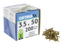 Optimaxx Extreme Performance Woodscrew 3.5mm x 50mm - POZI - Box of 200