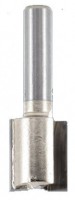 Famag 3167 Two Flute Straight Router Bit with Centre Tip for Plunging