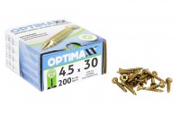 Optimaxx Extreme Performance Woodscrew 4.5mm x 30mm - POZI - Box of 200