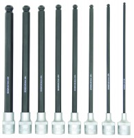 BONDHUS PHBX8M/S-6 ProHold Ball End InHex Sockets + Bits Set - 8 pcs - 3mm-10mm, 43887