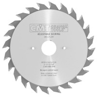 CMT 289 Industrial Adjustable Scoring Saw Blades - Melamine