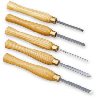 Proxxon 5pc HSS Miniature Woodturning Chisel Set - 27023
