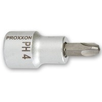 PROXXON 23474 Proxxon 1/2\" Drive Phillips Screwdriver Bit - PH4