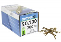 Optimaxx Extreme Performance Woodscrew 5.0mm x 100mm - POZI - Box of 200