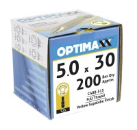 Optimaxx Extreme Performance Woodscrew 5.0mm x 30mm - TORX - Box of 200