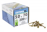 Optimaxx Extreme Performance Woodscrew 5.0mm x 70mm - POZI - Box of 200