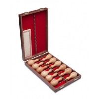 Robert Sorby 512 - 12 Piece Micro Woodcarving Tool Set in Wooden Box