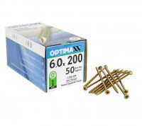 Optimaxx Extreme Performance Woodscrew 6.0mm x 200mm - POZI - Box of 50