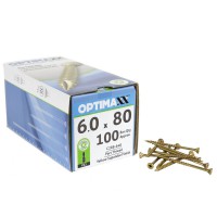 Optimaxx 6.0mm gauge wood screws