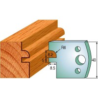 CMT SPINDLE MOULDER CUTTERS - Knives 40mm - profile 134 Knives Only (690.134)