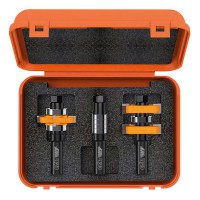 CMT Adjustable Tongue and Groove Router Bit Sets for Mission Style