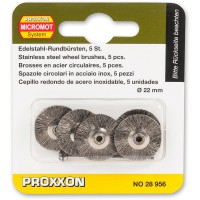 PROXXON 28956 STAINLESS STEEL WIRE BRUSH (PK 5)