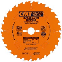 CMT Industrial Rip Saw Blades for Portable Machines - Ripping Wood (290)