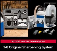 Tormek T8 Wetstone Grinder System and Handtool Kit HTK-806 