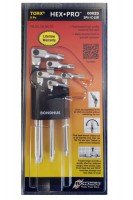 BONDHUS Hex Pro Pivot Head Wrench Torx Set - 5 pcs - T20-T45, 00023