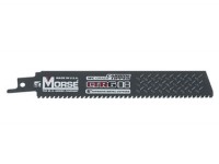 MORSE Single TCT Reciprocating Saw Blade for Thick Metal - 12 Inch, 8TPI