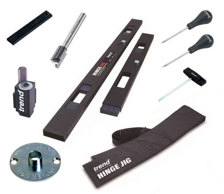 Door Hinge Jig Package Deal Free Corner Chisel + Router Cutter Trend