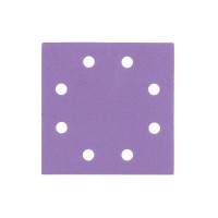 TREND AB/QTR/60Z - Zirconium 1/4 Sheet Sanding Sheets, 10pc, 114mm x 110mm, 60 grit