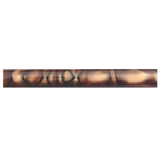 Charnwood Pen Turning AR21 Round Acrylic Pen Blank Coffee with Black Swirl 