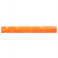 Charnwood Acrylic Pen Blank AR22 - 19mm Dia x 130mm Orange with Transparent Line