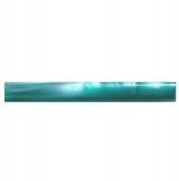 Charnwood Acrylic Pen Blank AR23 - 19mm Dia x 130mm Turquoise with Transparent Swirl