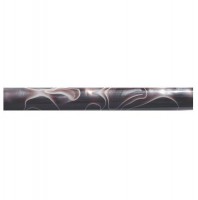 Charnwood Acrylic Pen Blank AR24 - 19mm Dia x 130mm Coffee with Pink Swirl