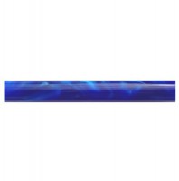 Charnwood Acrylic Pen Blank AR25 - 19mm Dia x 130mm Blue with Pearl Swirl