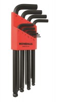 BONDHUS BLX10M Ball End Hex Allen Key Set - 10 pcs - 1.5mm-10mm, 10990