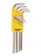 BONDHUS BLX10B Brite Guard Ball End Hex Allen Key Set - 10 pcs - 1/16"-1/4", 16938