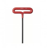 BONDHUS 2.5mm T-Handle Cushion Grip Hex Driver - L6\", 46454