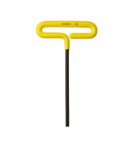 BONDHUS 1/8\" T-Handle Cushion Grip Hex Driver - L9\", 46507