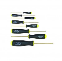 BONDHUS BSX8SG Gold Guard Ball End Driver Hex Screwdriver - 8pcs - 0.050\"-5/32\", 38632
