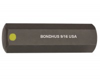 BONDHUS 9/16\" ProHold Hex InHex - L2\" Socket Bit, 33217