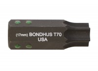 BONDHUS TX70 ProHold Torx InHex - L2\" Socket Bit, 32070