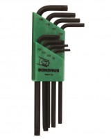 BONDHUS TLX8 Torx Key Set - 8 pcs - TX9-TX40, 31834