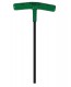 BONDHUS T27 T-Handle ProHold Torx Hex Driver TX27 - L7.4", 74027