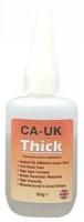 CA022 - CA-UK Thick Cyanoacrylate Superglue, High Viscosity, 50g