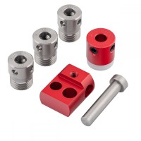 Woodpeckers Cam-A-Line 5/16\" Drill Guides, Drill Stop Collar, Pin and Stop Block - CAL-DK-3125