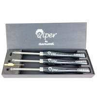 Charnwood Viper TCSET3S Carbide Tipped Wood Turning Tools, 3 Piece Set