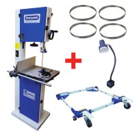 Special Offer: Charnwood C14BX COBRA Bandsaw with 4 Extra Blades, Wheel Kit, LED Light, FREE DELIVERY