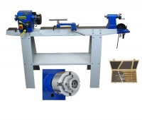 Charnwood W813P2 Floorstanding Woodturning Lathe Package Deal 2