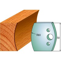 CMT SPINDLE MOULDER CUTTERS - Knives and Limiters 50mm - profile 574