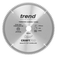 Trend CraftPro Crosscut Wood Mitre Saw Blade - 305mm dia x 3 kerf x 30 bore 108T