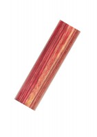 Charnwood Coloured Wood Pen Blank 20mm x 20mm x 130mm Dark Red