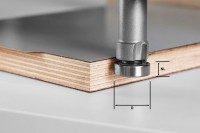 Festool 490565 Edge Trimming Cutter - 8mm Cut x 22mm Dia HW/KLS OFK 500
