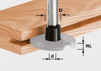 Festool 499805 Cutter Spindle for Groove Cutter Disc S8 1,5-5 D14